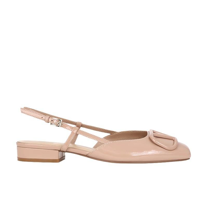Yuanli Tongxia new fashion single shoes 2025 spring women's square head comfortable high heels women's high-end women's shoes