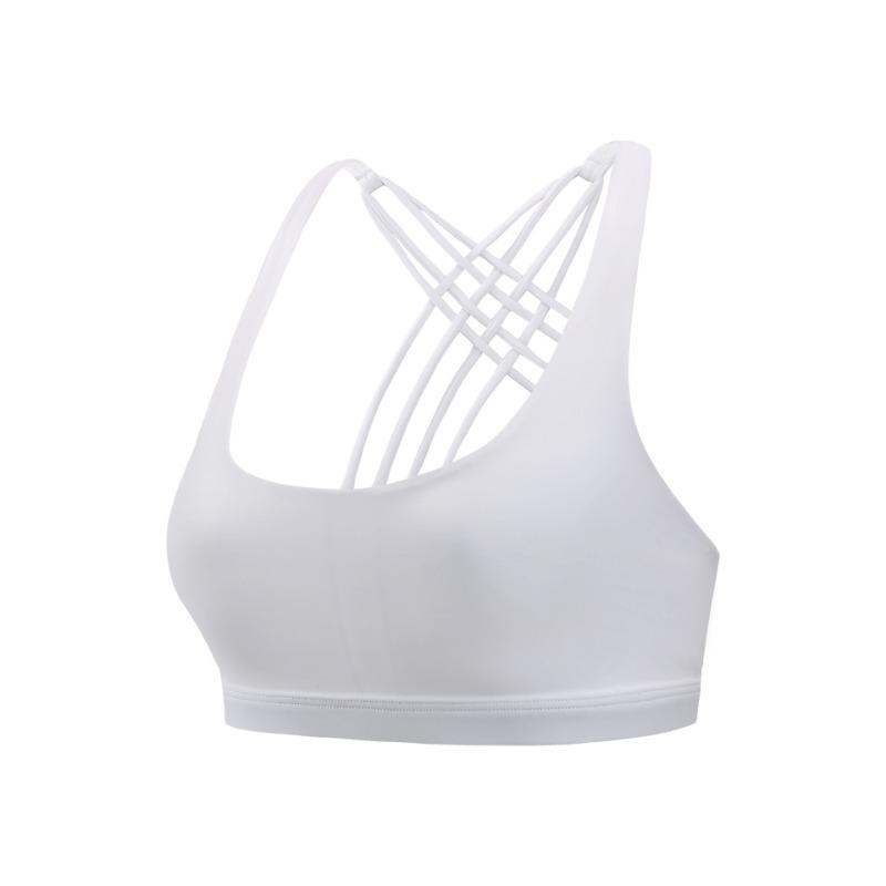 Womens Beauty Back Wireless Padded Gathering Sports Bra For Yoga Gym