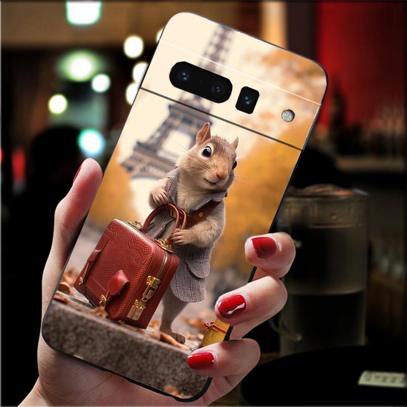 Squirrel Phone Case For Google Pixel 8 7 Pro 7A 7 6A 6 Pro Pixel 8A 4A 3A 4 XL Pixel 5 6 4 3 3A XL