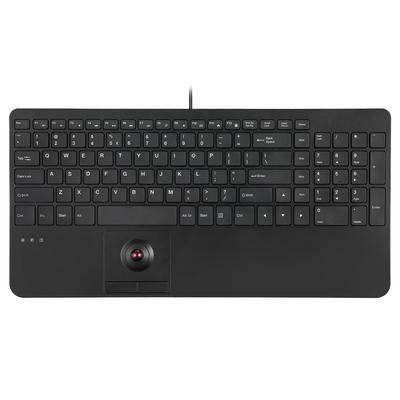 ABD Kablolu kompakt klavye trackball ile PERIBOARD-538