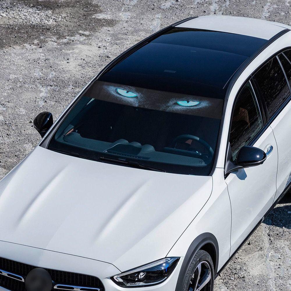 Wolf Eyes Pattern 3D Effect Stickers Ghost Pattern Vinyl Decals  Car Stickers