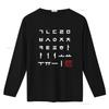 Mens Korean Alphabet Hangul Matrix T Shirt Black Large vintage Washed homme Versatile Breathable Soft streetwear Stylish