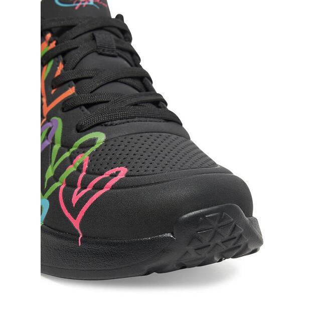 Skechers Uno Lite Sneakers - Heat of Lights 177977/BKMT Black