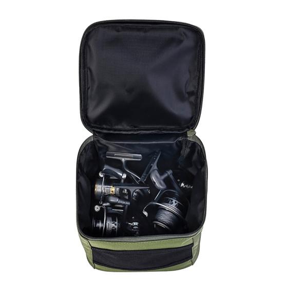 Estojo estéreo portátil para roda de pesca de alta resistência para exterior