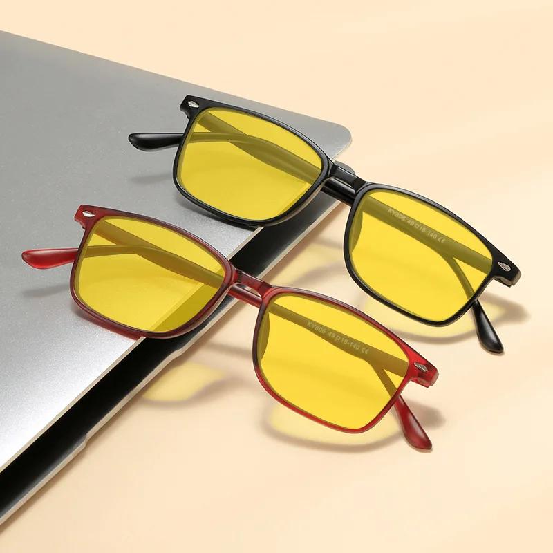 Blue Light Blocking Glasses for Watch Mobile Phones Play Computer Competitive Games Women's Style Orange or Red Lenses Goggles