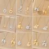 Simple Fashion Zircon Collarbone Necklace Titanium Steel Women's Necklace Small Exquisite High-End Jewelry
