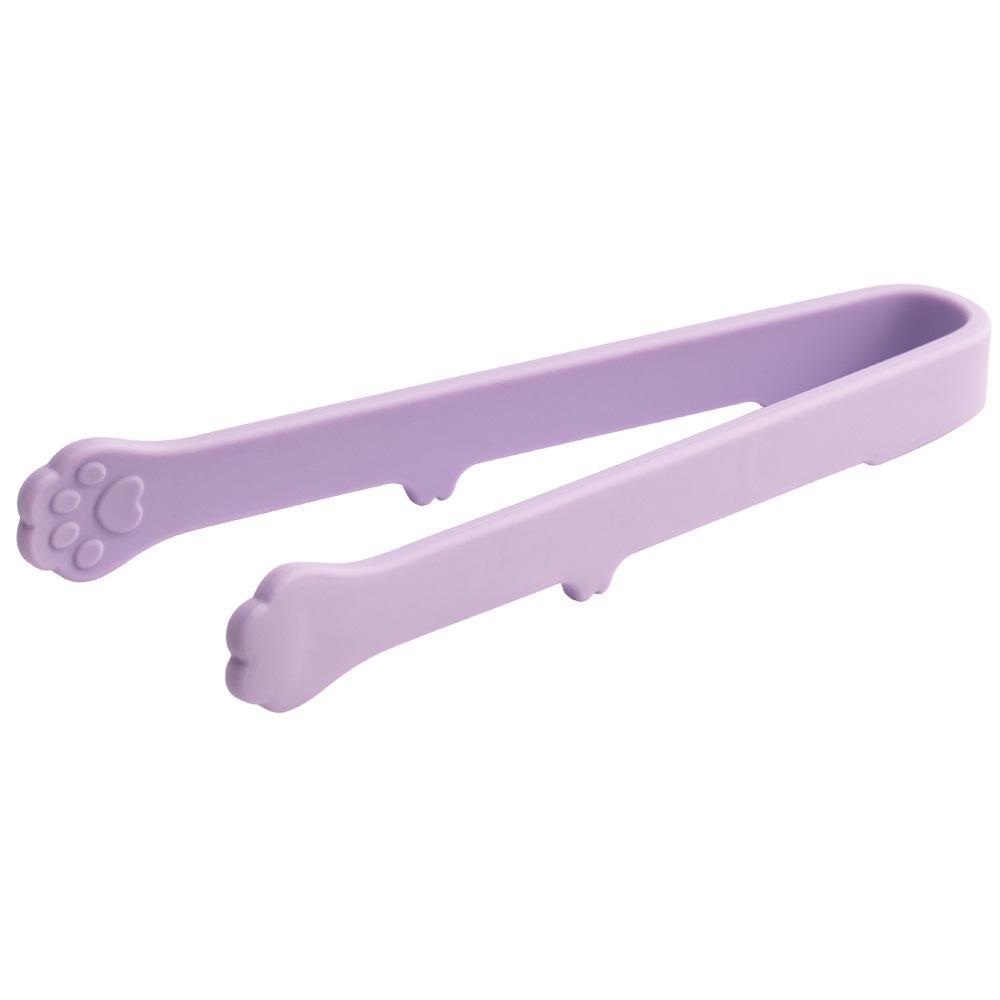 

Silicone snack clip creative cat s claw food clip multi-function mini barbecue clip cake bread clip ice clip фиолетовый