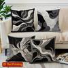 2D Modern Abstract Pattern Decorative Pillow Covers Pattern Cushion Cover Suitable For Sofa Bedroom Car Pillow Cover