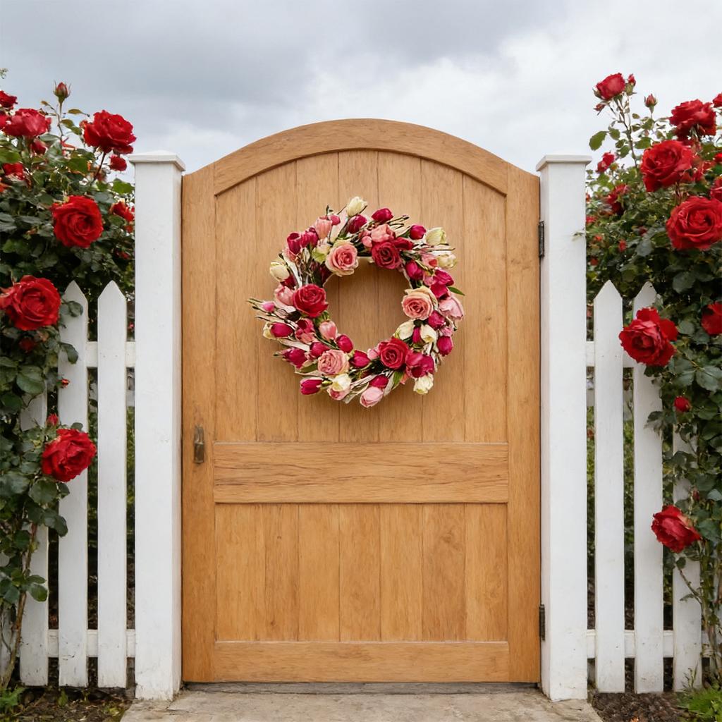 Rose Ring Home Decoration Wreath Door Hanging