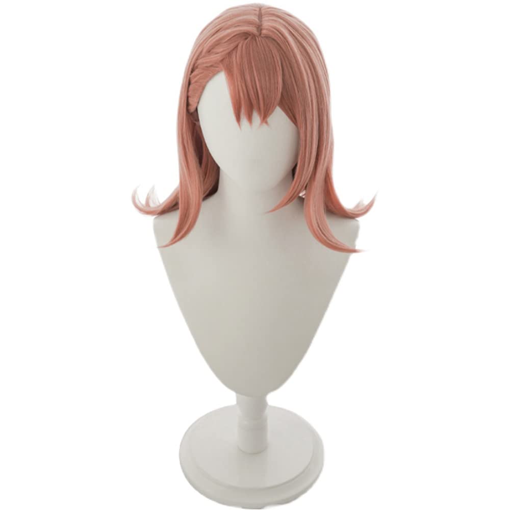 Cosplay Wig with Net, Minori Hanazato (Hanasato), Pink, Heat-Resistant, Perfect for Cosplay, Photoshoots, and Festivals