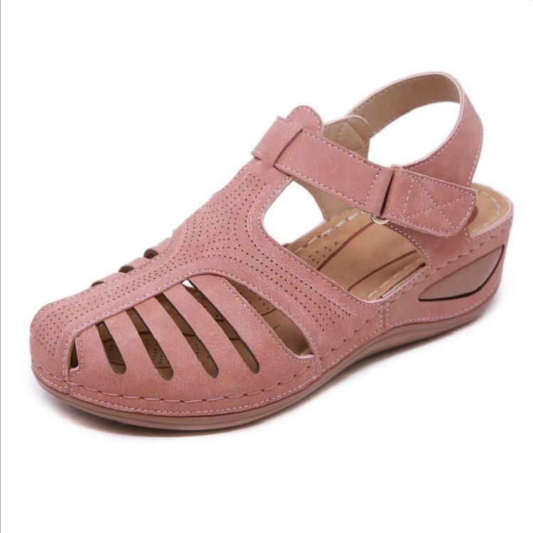Fashion Women's Sandals Classics Retro Wedge Sandals Summer Breathable Hollow Sandals for Women Non Slip Platform Sandal Sandalias Mujer