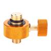 Gas Head Adapter, Metal Gas Adapter   Portable Copper Gas Cylinder Converter for Middle High Pressure Gas Converter