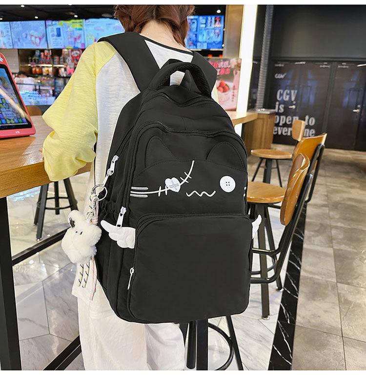 2025 Versatile Cartoon Backpack for Women and Students - Large Capacity for School