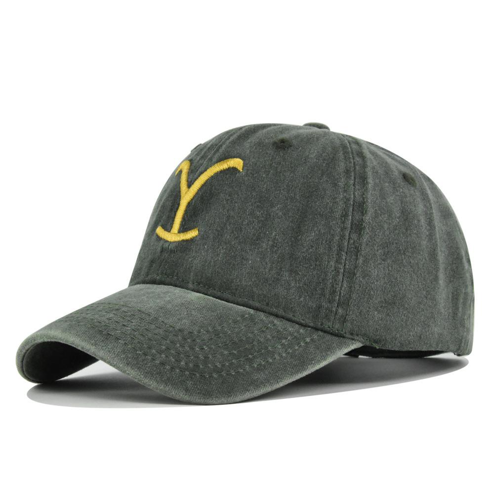 Embroidered baseball cap distressed embroidered peaked cap ponytail cap sunshade wide brim ponytail baseball cap
