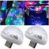 Mandark 2PCS USB LED Car Interior Atmosphere Lamp, Mini Portable Vehicle Decoration Night Light, 5V Plug-in USB Automotive Ambient Smart Lighting