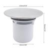Plastic Shower Plughole Cover Shower Trap Cover Replacement Waste Drain Cap Tube Plug Anti-Odor Hole Cover Durable