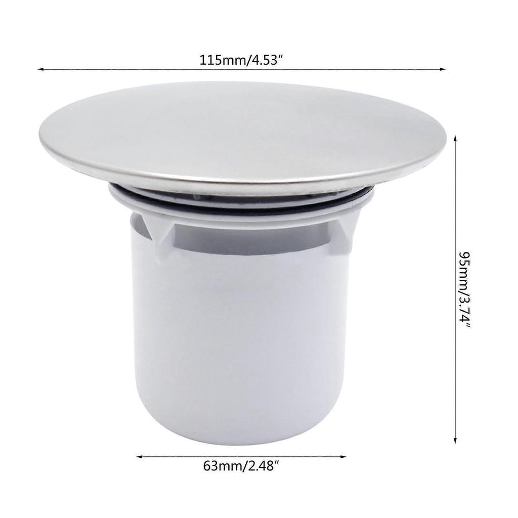 Plastic Shower Plughole Cover Shower Trap Cover Replacement Waste Drain Cap Tube Plug Anti-Odor Hole Cover Durable