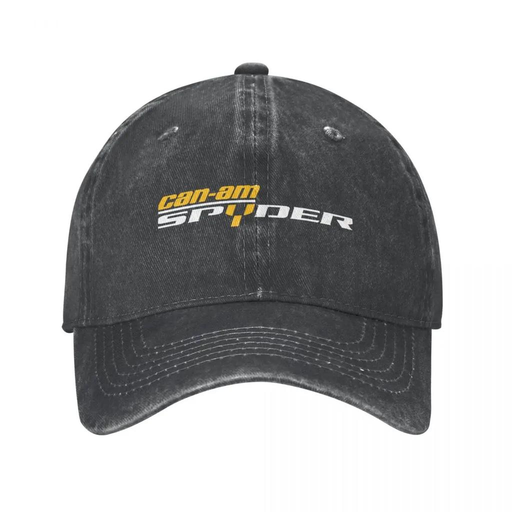 Can Am Spyder Baseball Caps Vintage Distressed Denim Motorcycles Team Cap Outdoor Running Golf Adjustable Hats Cap