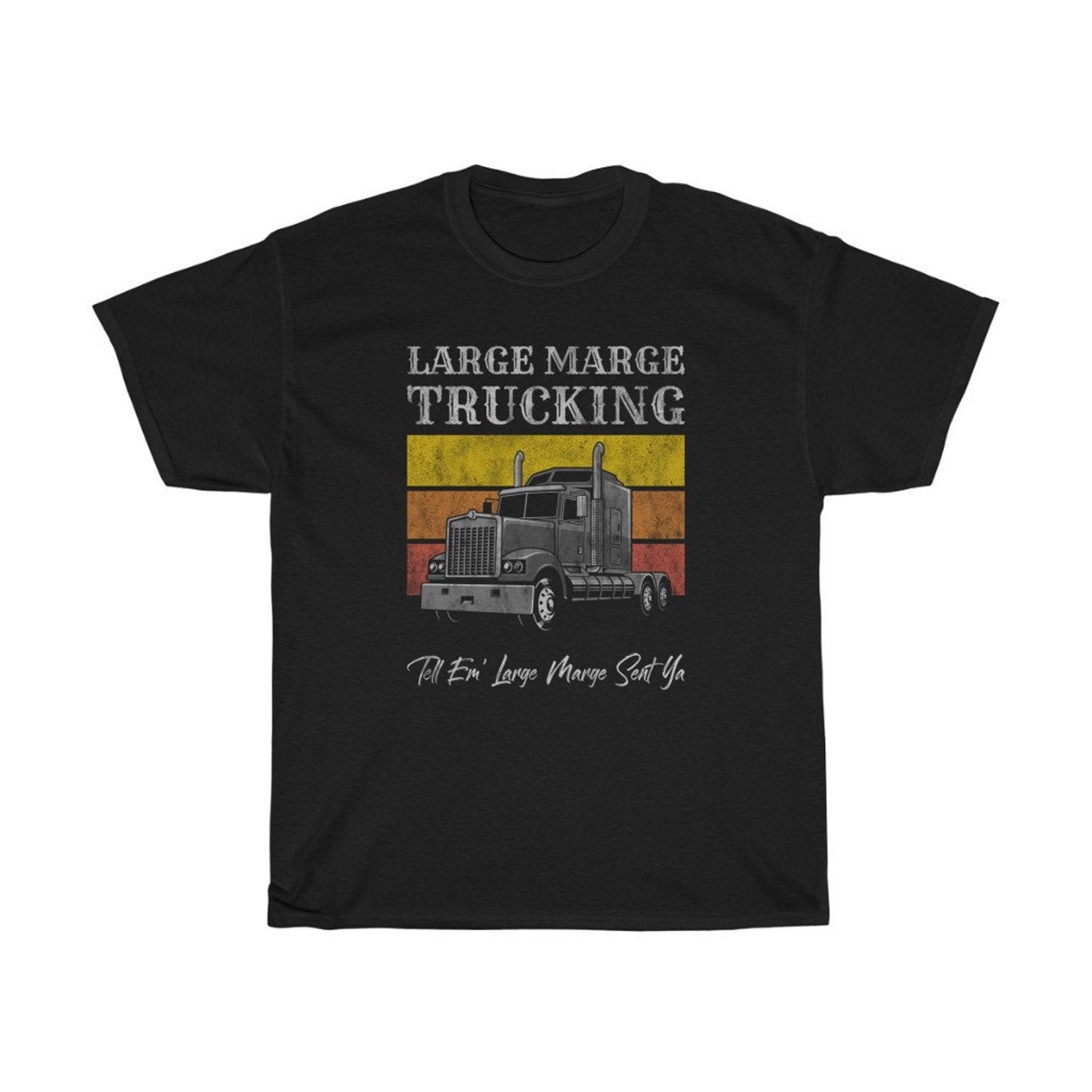 Large Marge Funny Trucking Adventure T-Shirt 4XL