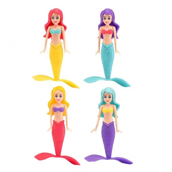 Mermaid Dive Toys Set for Kids Water Activated Diving Pool Toys Water Play Toys Gift for Divers And Water Lovers