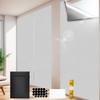 100% Blackout Curtain Removable Portable Travel DIY Blocking Window Film For Living Room Home Non-perforate No Drill Black Cloth