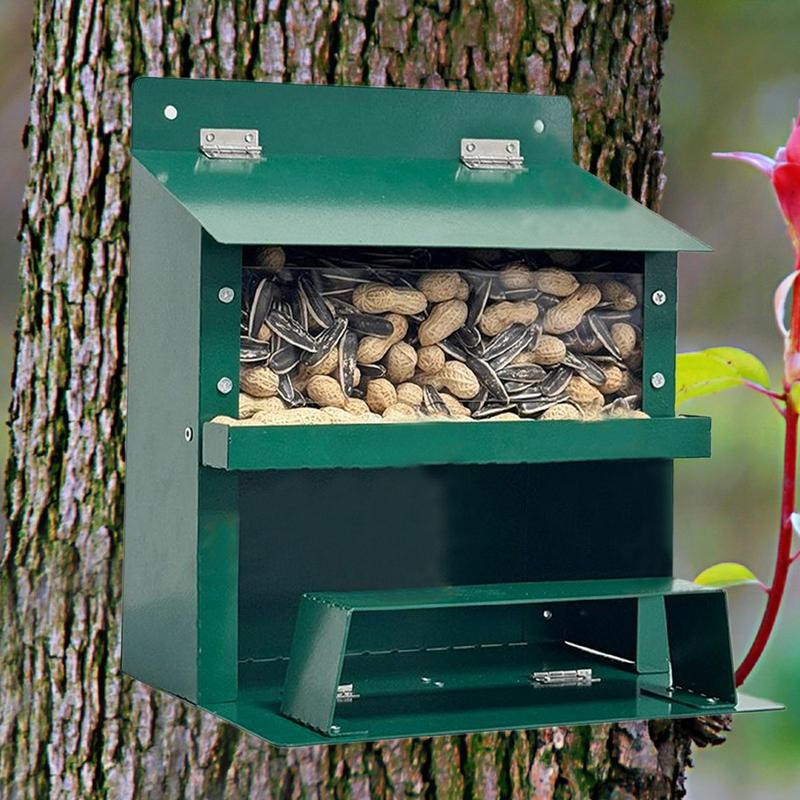 Stolik Piknikowy dla Wiewiórek Karmnik Uchwyt na Kolbę Kukurydzy Karmnik Odporny na Warunki Pogodowe Dekoracja Do Obserwacji Przyrody Podwórko Dokarmianie Dzikiej Przyrody