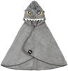 Skater Kids' Bath Poncho with Hood, Quick-Drying, 108 X 92cm, Godzilla Design, Boys' BPO1-A