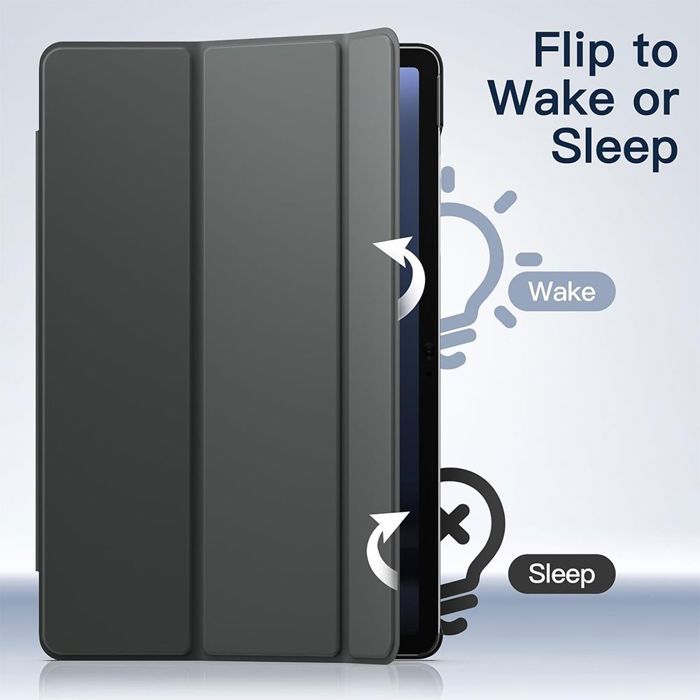 Coque de Protection - BOOLING - Samsung Galaxy Tab S9 - Silicone Renforcé - Noir - Emplacement Stylet