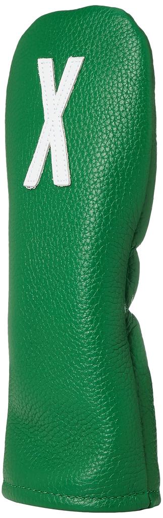 Leather Headcover Number HC1122 Green UT#X