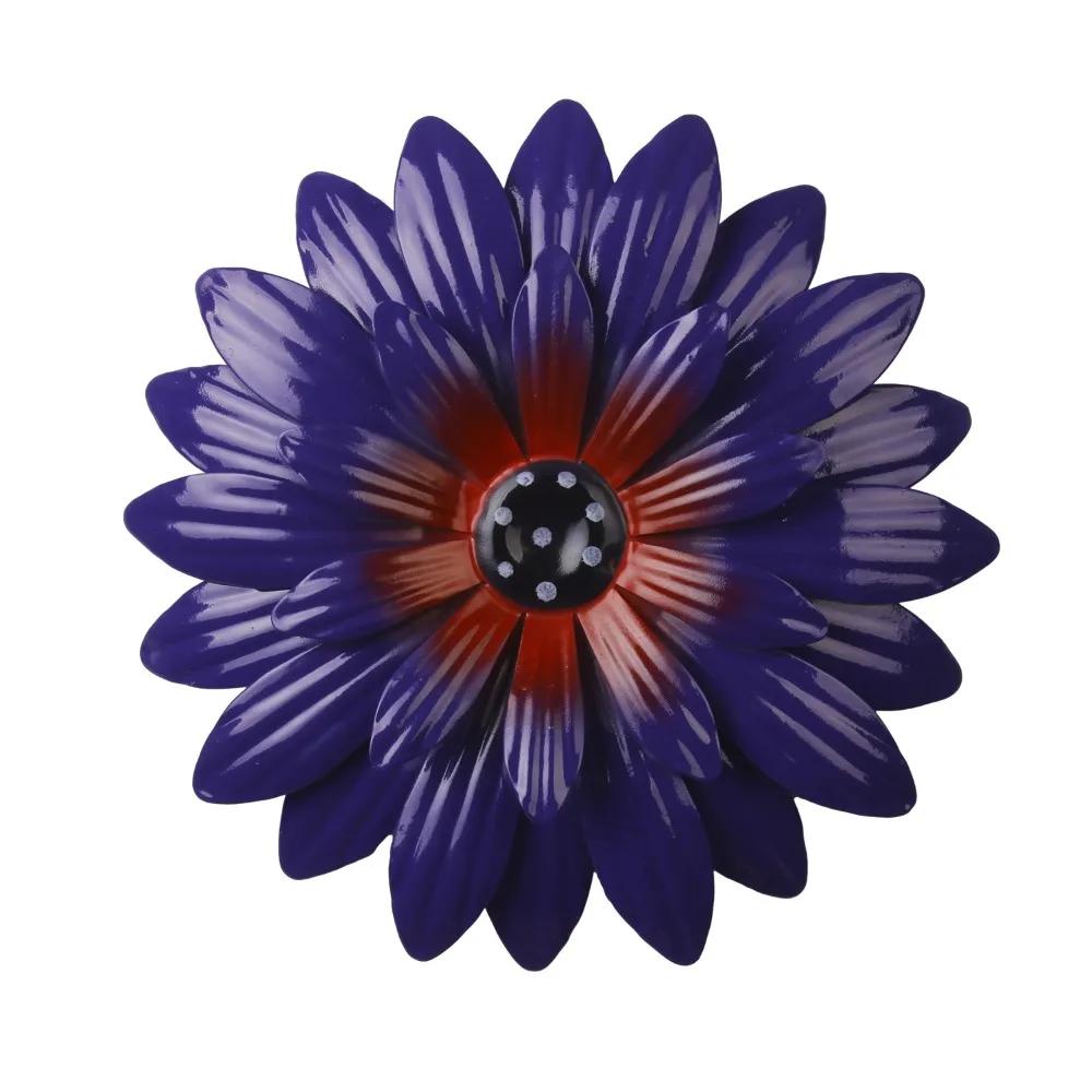 Crafts Iron Flower Fence Decoration Exquisite Creative Wall Hanging Colorful Art Background Pendant Homestay