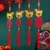Chinese Horse Decoration Festive Horse Decor Chinese New Year 2026 Horse Pendant Decoration Lucky Charm Hanging Tassel Ornament