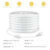 COB Neon Led Strip Lights Flexible Led Tape 220V Waterproof Outdoor Lighting Tape Ceiling Lights With EU Plug