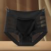 Luxury Satin Hollow-Out Women's Underwear, 10A Grade Mulberry Silk, Antibacterial Crotch, Breathable & Comfortable Fabric.
