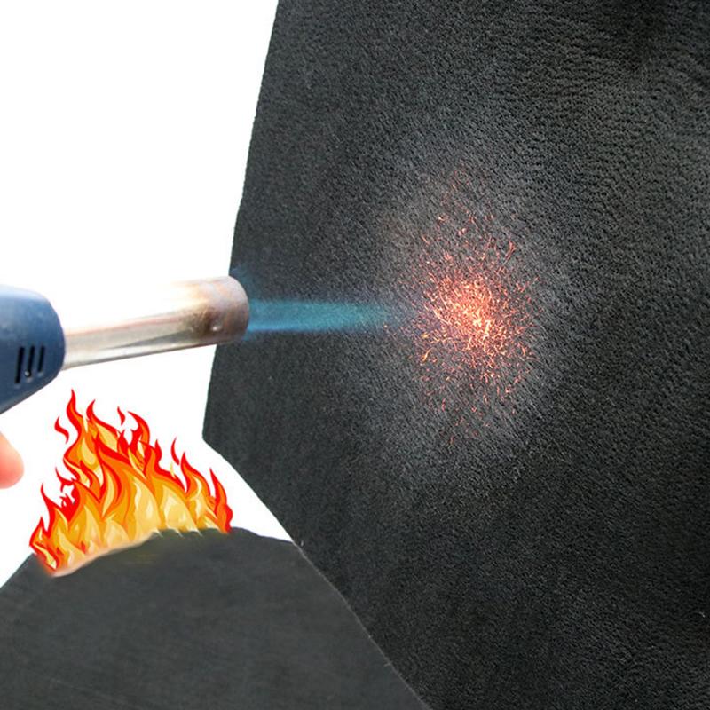 300*200Mm High Temp Durable Graphite Felt Black Welding Protective Blanket Torch Shield Pack Carbon Fiber Protective Sheet