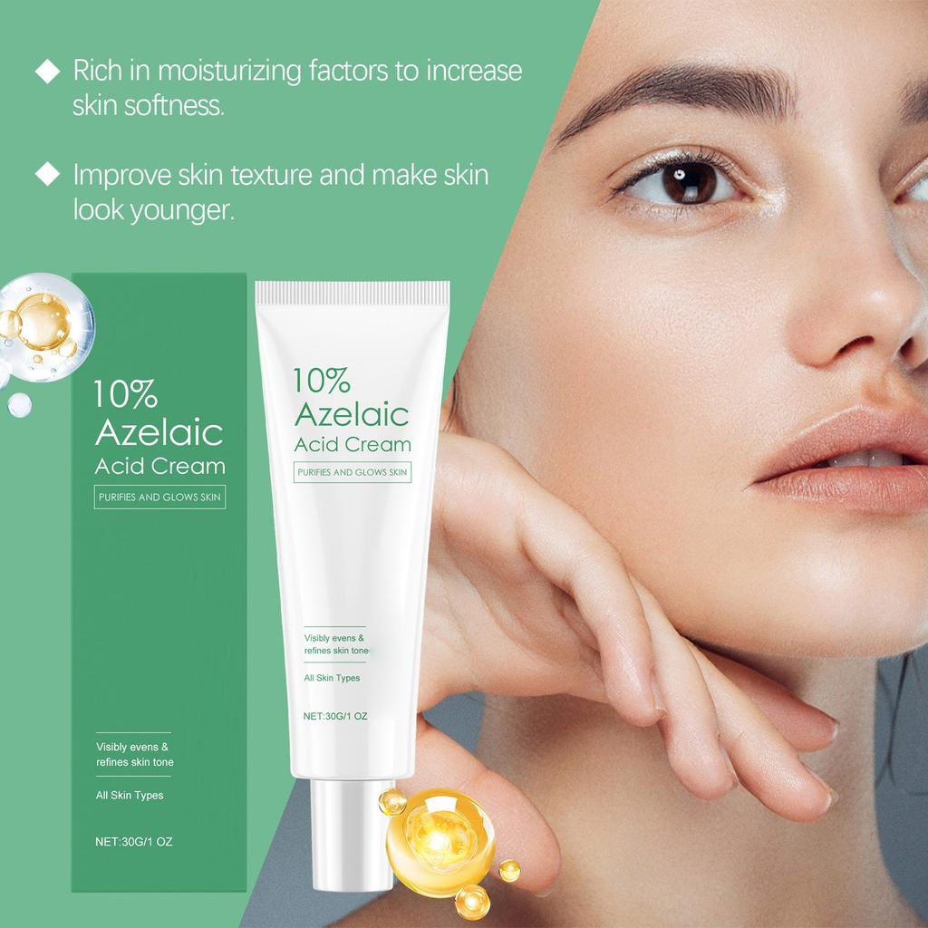 Azelaic Serum Cream, Repairing Moisturizing Face Oil Control Moisturizing Mild Refreshing Cream