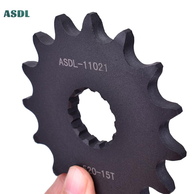 Front Sprocket 520 15T for CF Moto 650 MT 700 CF-X For Kawasaki 400 Ninja EN EX KLE 650 ER-6f Z650 W800 KX250 For Suzuki SV650