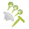 Seed Dispenser Adjustable 5 Dial Settings Handheld Seed Planter Tool Set for Garden Fluorescent Green