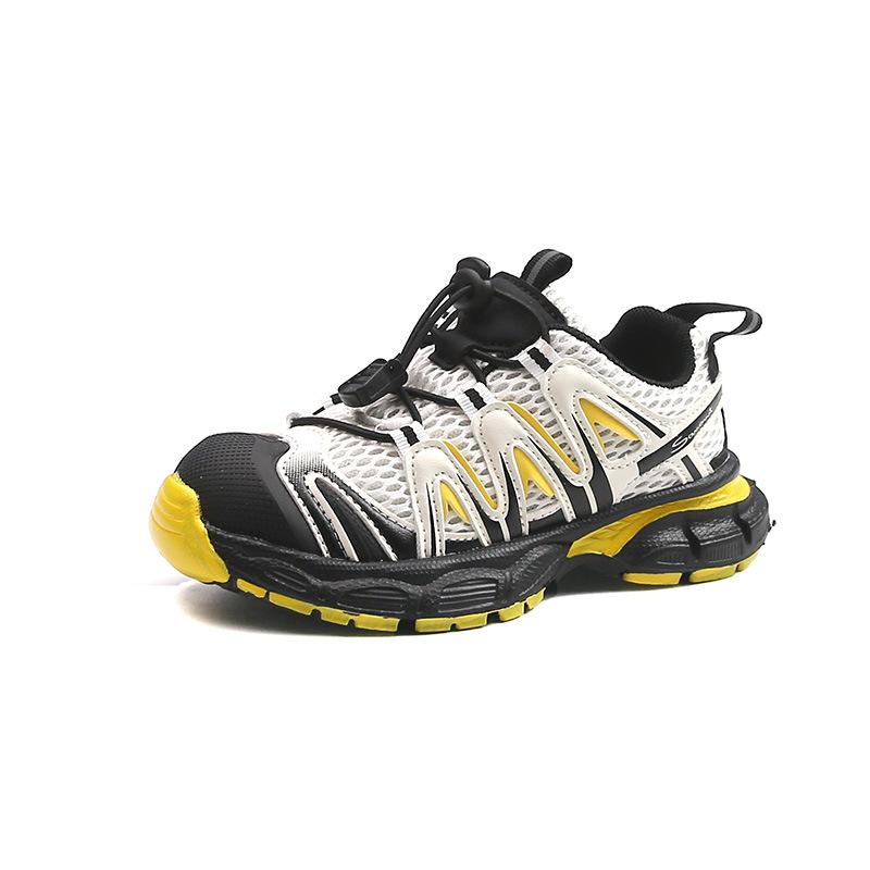 

Mesh breathable sports shoes 2025 spring and autumn explosion baby boy non-slip casual shoes fashion versatile girls single shoes 26-31 yards, 6 pairs in one hand жёлтый