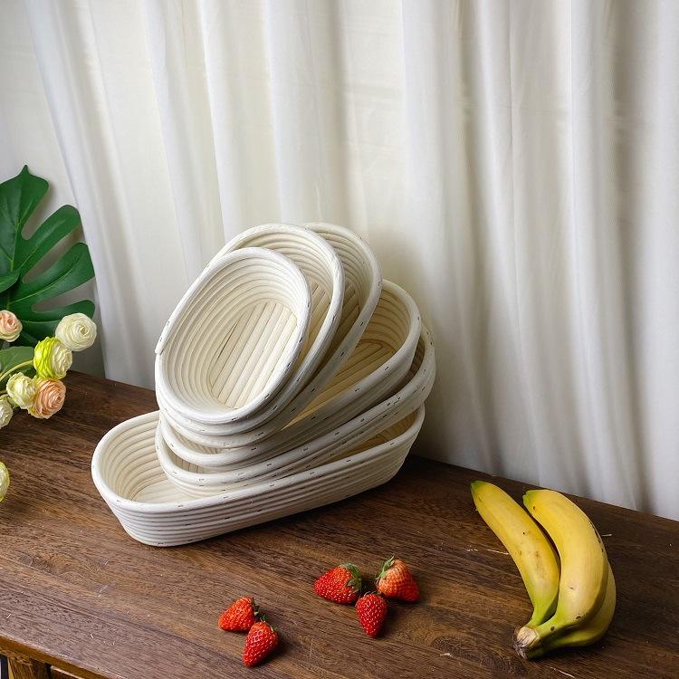 Rustikaler Gärkorb für Brot im europäischen Stil - Vietnamesische Rattan-Geflecht-Back- und Aufbewahrungswerkzeuge