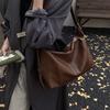 New Retro Soft Leather Crossbody Bag for Women Large Capacity Fashi Shoulder Bag Comfortable and Versatile Texture Stroage Bag
