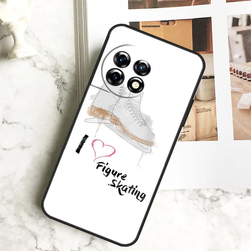Figure Skating Ice Skating Case For OnePlus 12 12R 11 9 10 Pro 10R 9R 8T 10T Nord CE 2 3 Lite 2T N10 N20 N30 CE4 Cover