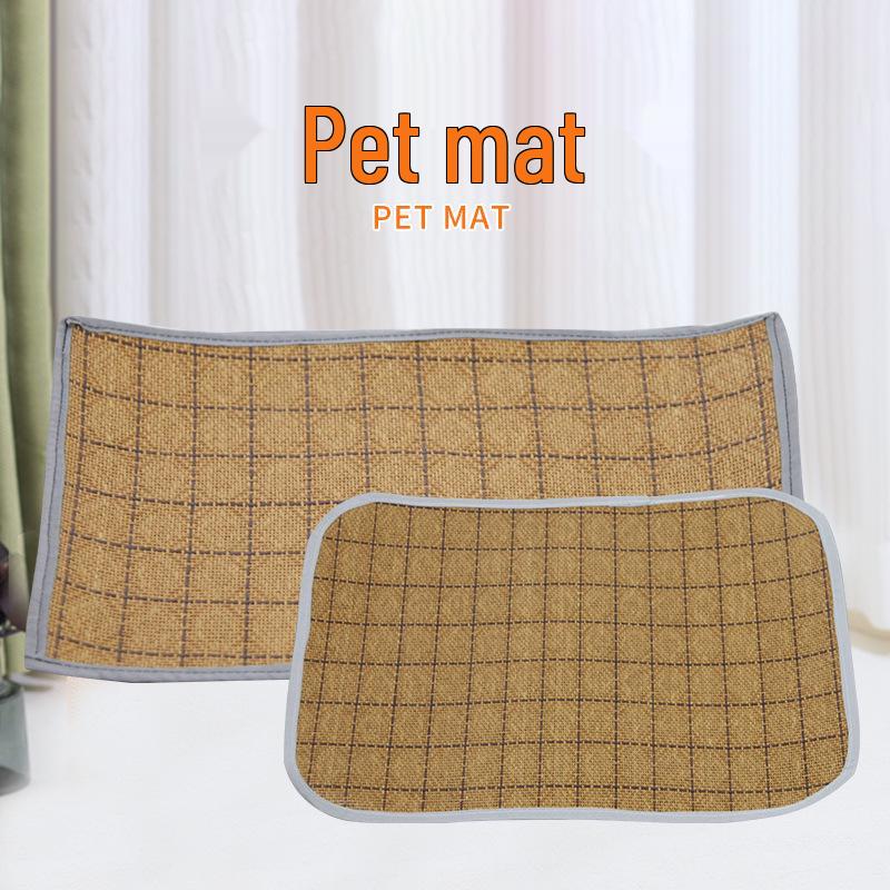 

Pet Cooling Mat: Summer Nest with Non-Stick Surface for Cats & Dogs, Right-Angle Design, Round Corners, Ideal for Cooling and Comfort. Round Corner S (35x27)