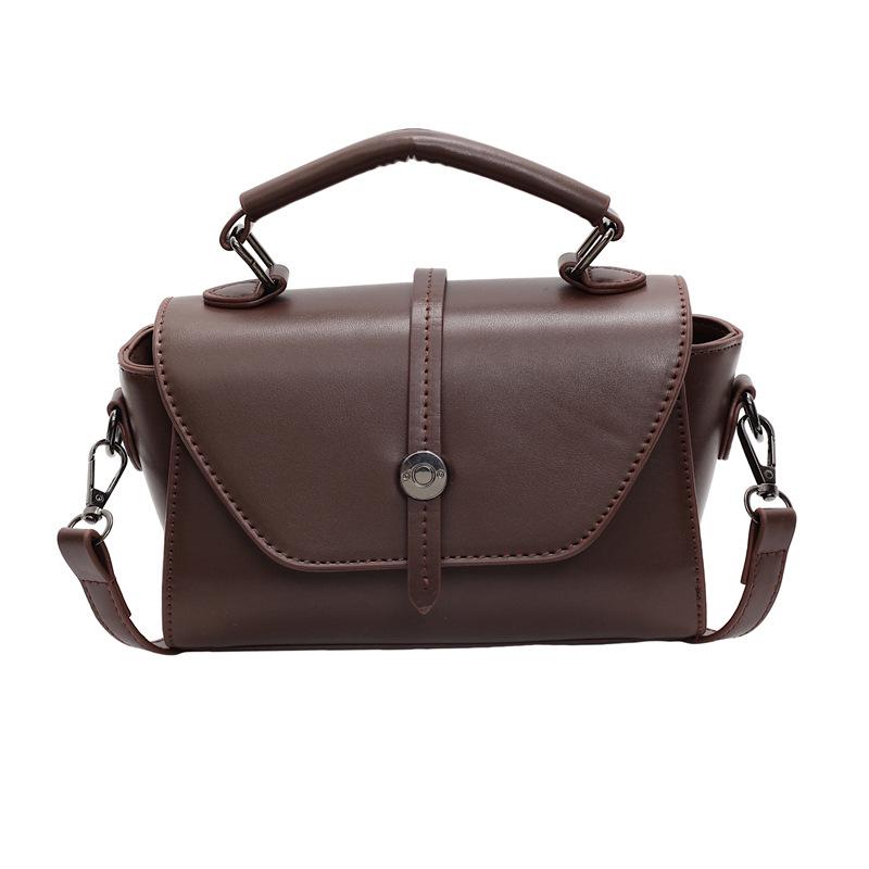 Retro Small Bag, New Women's Bag, Popular Fashion Messenger Bag, Commuter Handbag for Work, Small Square Bag.