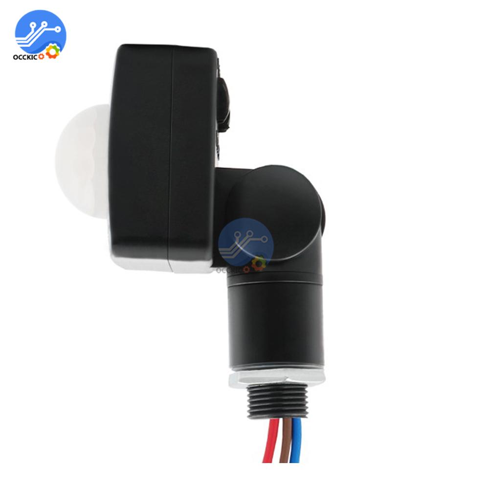 Mini Human Body Infrared Sensor Ultra-thin Infrared Body Sensor Switch LED Flood Light PIR Motion Sensor Adjustable Smart Switch