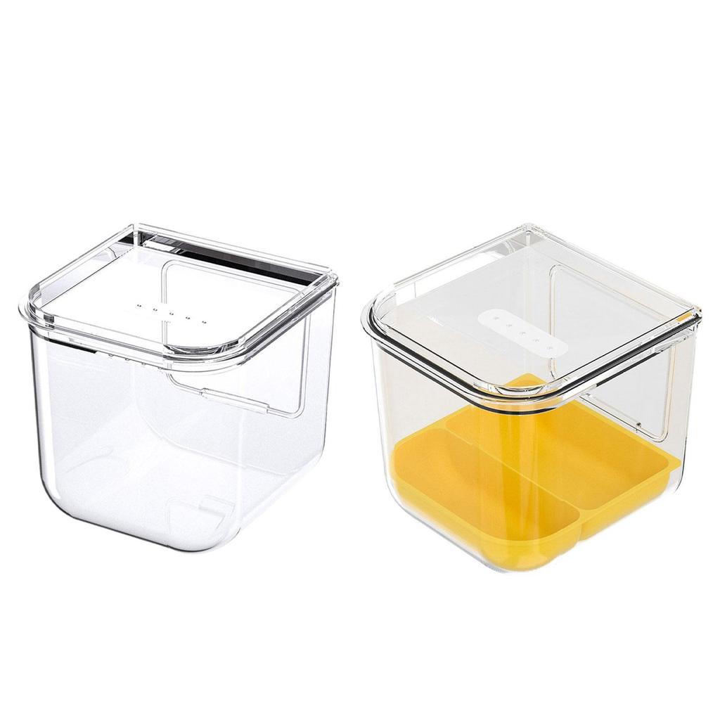 Bird Bath Cage Bowl Transparent Bird Bathtub for Little Bird Parakeets Decor