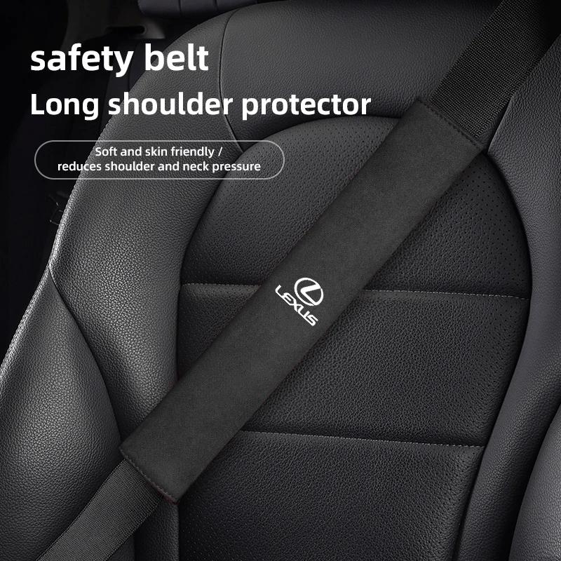 Car Seat Belt Cover Shoulder Pad Auto Accessories For Lexus F SPORT ES RX NX LS UX LM LX GX LC RZ IS CT GS RC HS SC TX LBX IS300