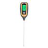 Soil Moisture Meter 4 In 1 Digital Backlight Plant Temperature PH Sunlight Strength Tester for Gardening Farming