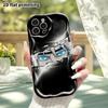Phone Case: 2D Flat, Suitable for iPhone 18, 17, 16, 15, 14, 13, 12Pro Protective Case, Blue Eyes, Perfect Christmas and Halloween Holiday Gift