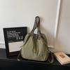 Tote Bag Women's Drawstring Backpack Large Capacity Lightweight Commuter Portable Shoulder Bag