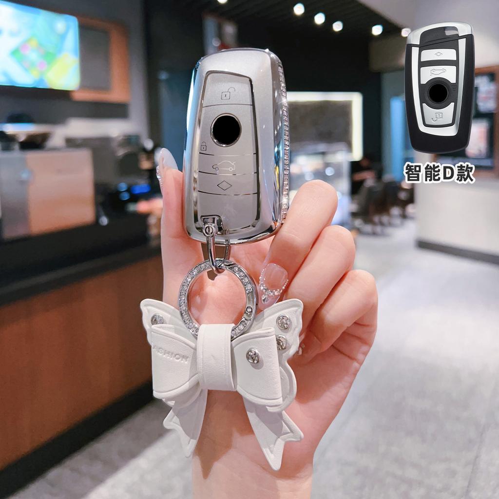 Diamond Car Remote Key Case Cover Protect Shell Fob For Bmw 1 3 5 7 Series X1 X3 X4 X5 X6 F10 F15 F16 F20 F30 F18 F25 F36 M3 M4